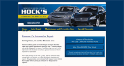 Desktop Screenshot of hocksautorepair.com